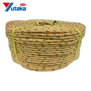 ユタカメイク　ロープ　ＫＰロープ巻物　１０φ×２００ｍ　（1巻）　品番：K10-200