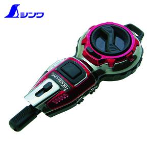 シンワ ハンディ墨つぼ Jr.Pro-Plus自動巻タフライン メタルレッド