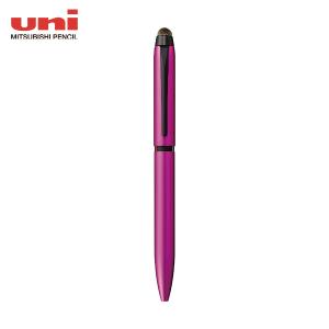 uni 3色ボールペン&タッチペン ピンク (1本) 品番：SXE3T18005P13｜kouguland