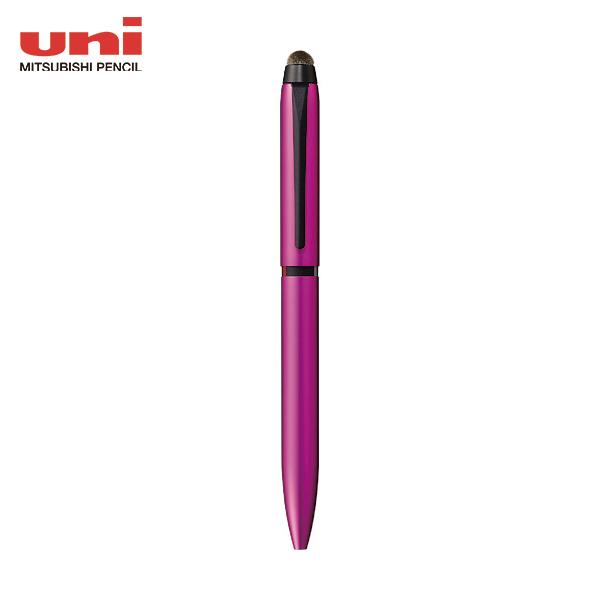 uni 3色ボールペン&amp;タッチペン ピンク (1本) 品番：SXE3T18005P13