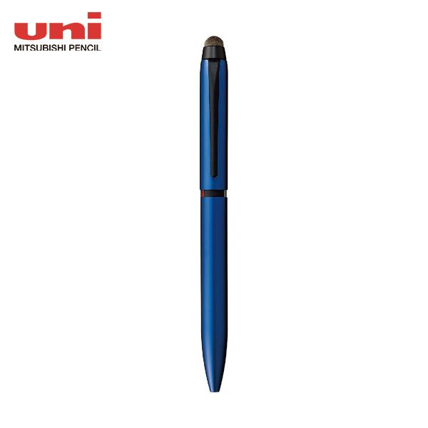 uni 3色ボールペン&amp;タッチペン ネイビー (1本) 品番：SXE3T18005P9