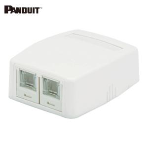 PANDUIT JOQ1H6A00 CAT6A 1個口 ローゼットキット 20個 PANDUIT（パンドウイット） PANDUIT CAT6Aスプリングシャッター付き
