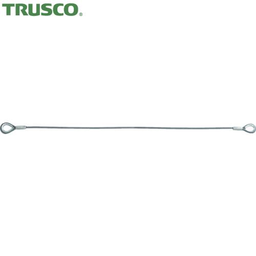 TRUSCO(トラスコ) ワイヤロープスリング Eタイプ アルミロック 6mmX3m (1本) TW...