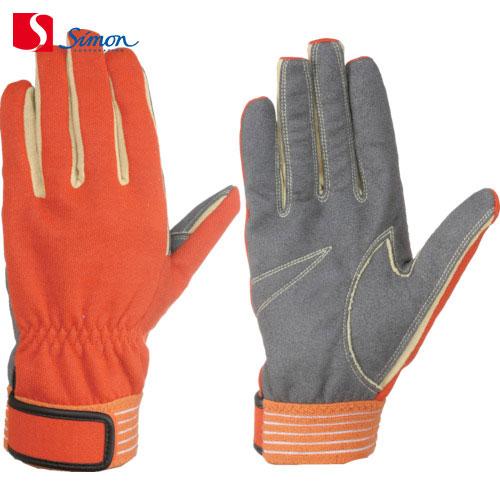 シモン 災害活動用保護手袋(アラミド繊維手袋) KG-120オレンジ (1双) 品番：KG120-L