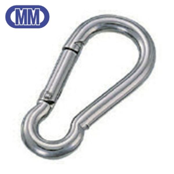 水本機械製作所 B-8 ステンレス スナップフックB型 線径8mm 長さ80mm (1個)