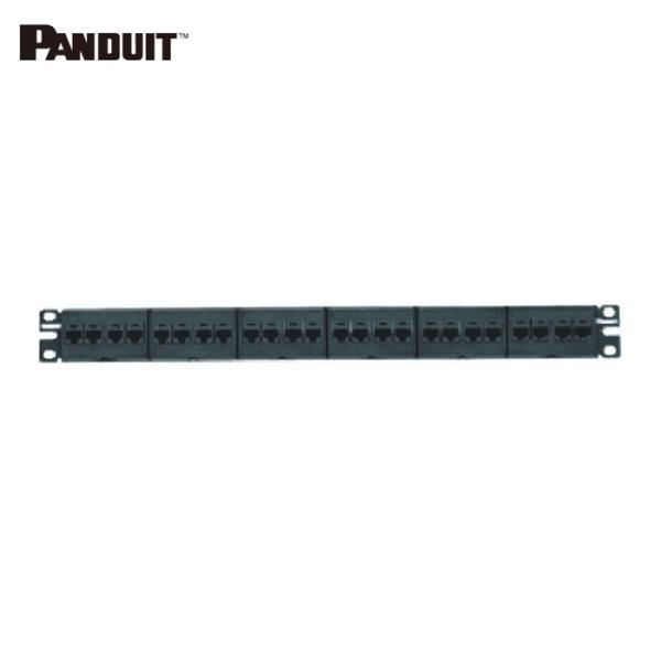 パンドウイット PANDUIT CPPKL6ATG24WBL カテゴリ6Aモジュラーパッチパネルキッ...