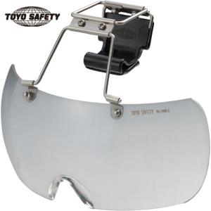 TOYO 作業用ヘルメット取付用 防塵メガネ NO.1400-Y 工事用