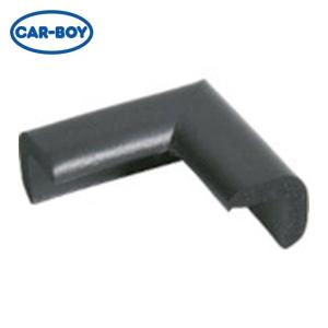 カーボーイ CAR-BOY 安心クッション コーナー用 極細 ブラック (1個) AC80
