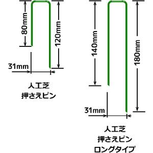 トラスコ TRUSCO 人工芝押さえピン 10...の詳細画像1