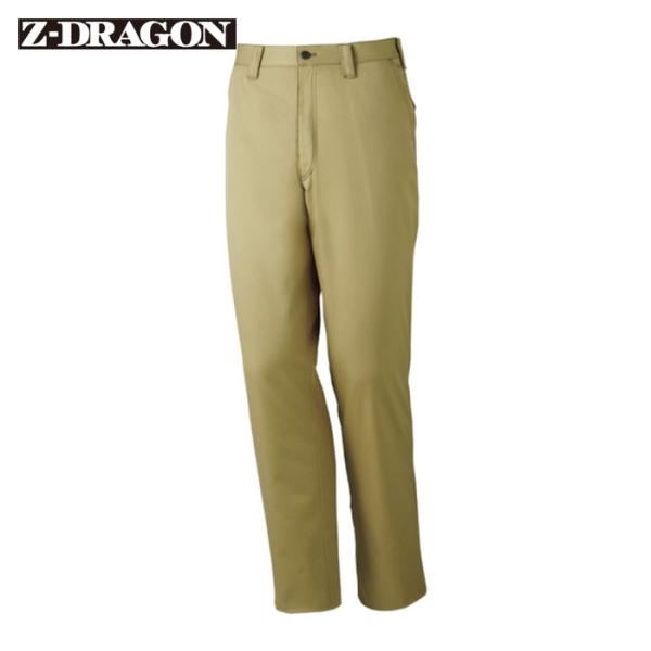 Z-DRAGON 自重堂 ストレッチノータッグパンツ ウエスト73 キャメル (1着) 71001-...