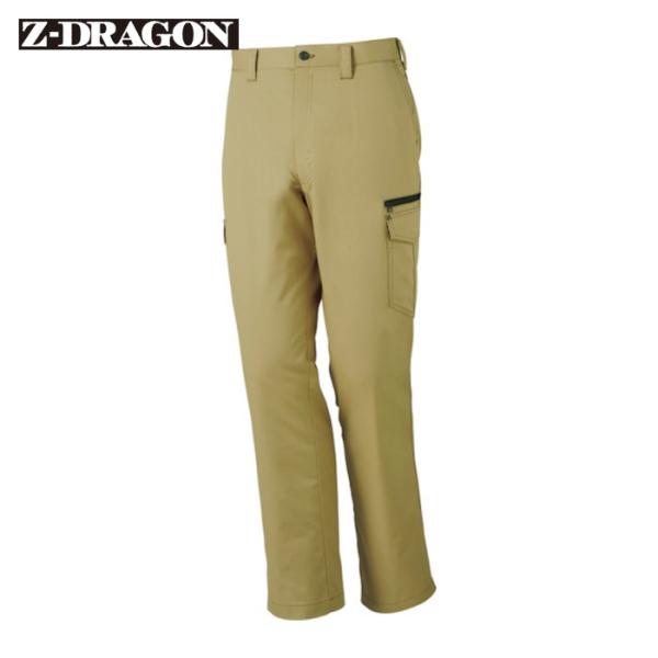 Z-DRAGON 自重堂 ストレッチノータックカーゴパンツ ウエスト73 キャメル (1着) 710...