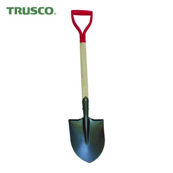 トラスコ TRUSCO 木柄ミニショベルエコノミータイプ 丸型 全長830mm (1本) MSE-8...