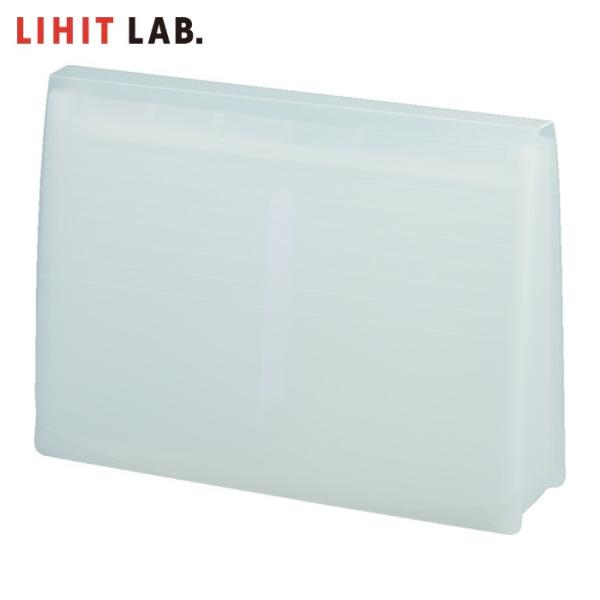 LIHIT LAB. ドキュメントファイル エクスパンディングファイル 乳白 (1冊) A5050-...