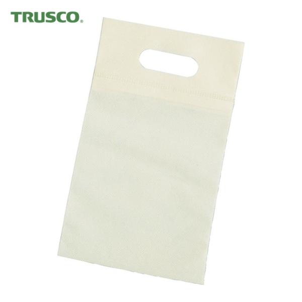 トラスコ TRUSCO 不織布小判抜き手提げバッグ S 10枚入 ベージュ (1袋) 品番：THKB...