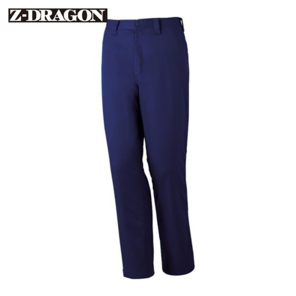Z-DRAGON 自重堂 ストレッチノータッグパンツ ウエスト73 ネービー (1着) 71001-...