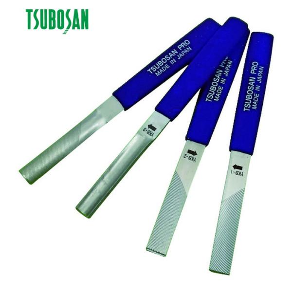 ツボサン TSUBOSAN YKB-ST 横に削るヤスリ 4種セット (1S)