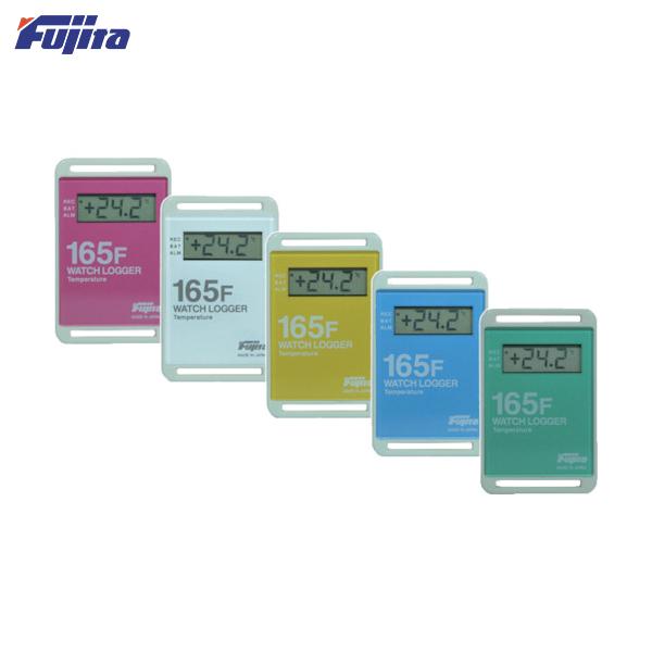 Fujita 表示付温度データロガー(ミニタイプ・5色セット) (1台) 品番：KT-165F-5S...