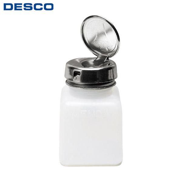 DESCO ディスペンサー ロック機能付き 白 角型 120cc(1個) 品番：35702