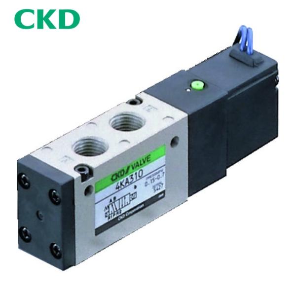 CKD 4KA110-M5-AC100V 電磁弁 パイロット式5ポート弁セレックスバルブ 4Kシリー...