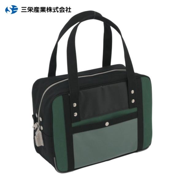 三栄産業 SANEI 帆布メール用ボストン(S)SED-1錠付 モスグリーン (1個) BTS-SE...