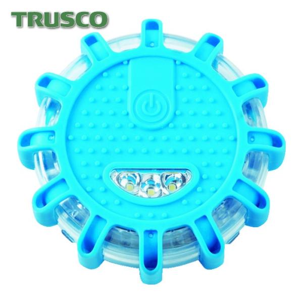 トラスコ TRUSCO 電池式LED警告灯 青色 (1個) TLWL-B