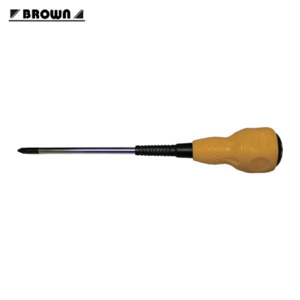 平井工具 BROWN クッション電工ドライバー (1本) D-6060-2-150