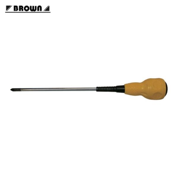 平井工具 BROWN クッション電工ドライバー (1本) D-6060-2-200