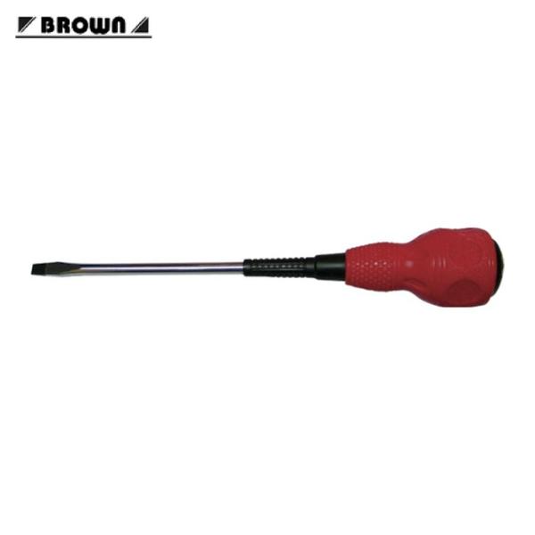 平井工具 BROWN クッション電工ドライバー (1本) D-6060-6.3-150