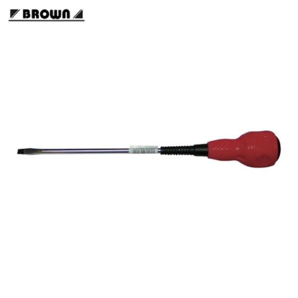 平井工具 BROWN クッション電工ドライバー (1本) D-6060-6.3-200