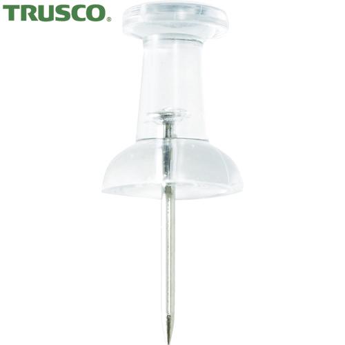 トラスコ TRUSCO ダルマピン 透明 50本入 (1Pk) 品番：T-DGB50-TM