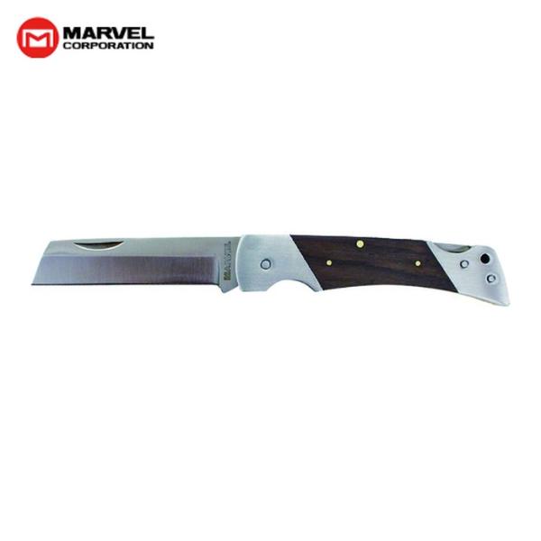 マーベル MARVEL MDX-01 電工ナイフ(折りたたみ式) 刃長80mm 全長195mm (1...