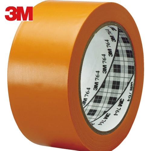 3M ラインテープ 764 オレンジ 50.8mm×32.9m (1巻) 品番：764 ORA 50...