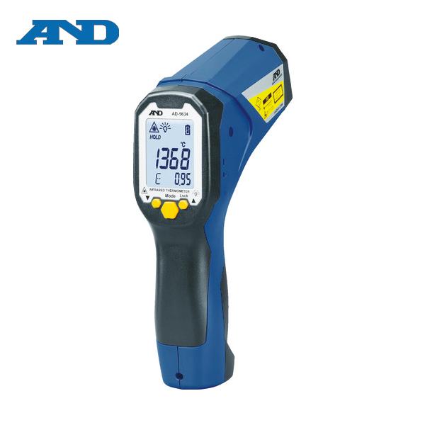 A&amp;D エーアンドディ AD5634 レーザーマーカー付き赤外線放射温度計 AD-5634 (1個)