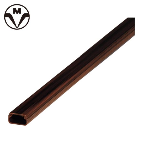 マサル工業 ケーブルカバー 壁用 ニュー・エフモール 3号 シタン (1本) 品番：SFM368