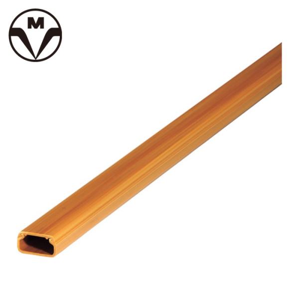 マサル工業 ケーブルカバー 壁用 ニュー・エフモール 2号 ケヤキ (1本) 品番：SFM276