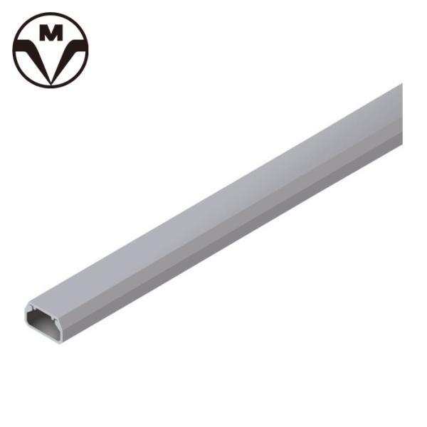 マサル工業 ケーブルカバー 壁用 ニュー・エフモール 3号 グレー (1本) 品番：SFM31