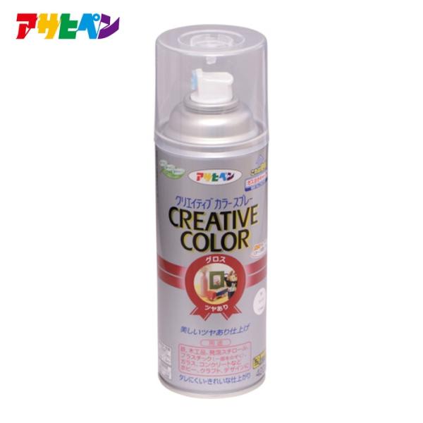 アサヒペン クリエイティブカラースプレー 420ml 92クリア (1本) 505798
