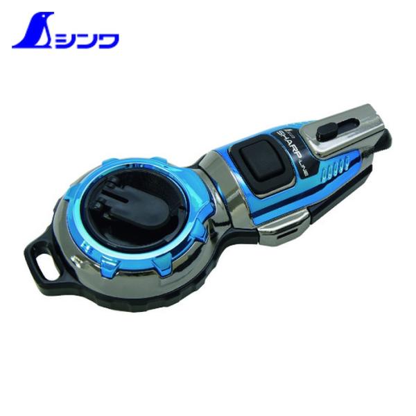 シンワ測定 墨つぼ 建築用 大工道具 プロ仕様  ハンディ墨つぼ Jr. Plus 手巻 シャープラ...