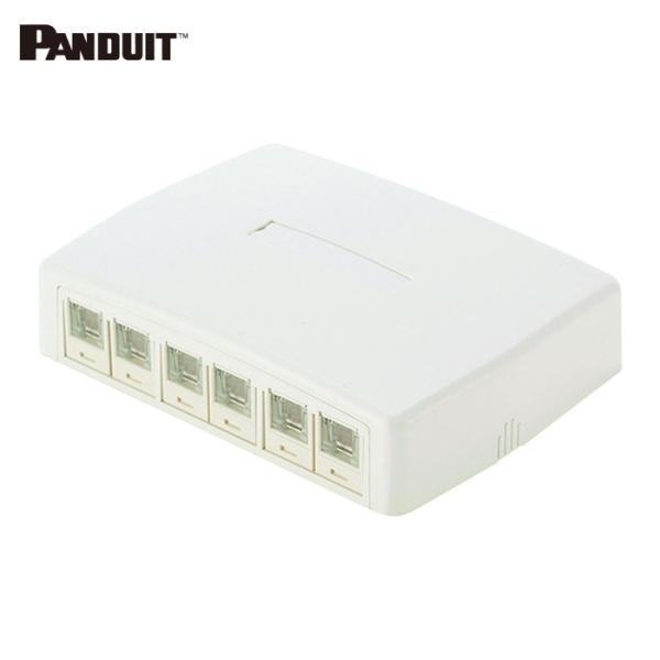 パンドウイット PANDUIT JOQ6H6A00 CAT6Aスプリングシャッター付きローゼットキッ...