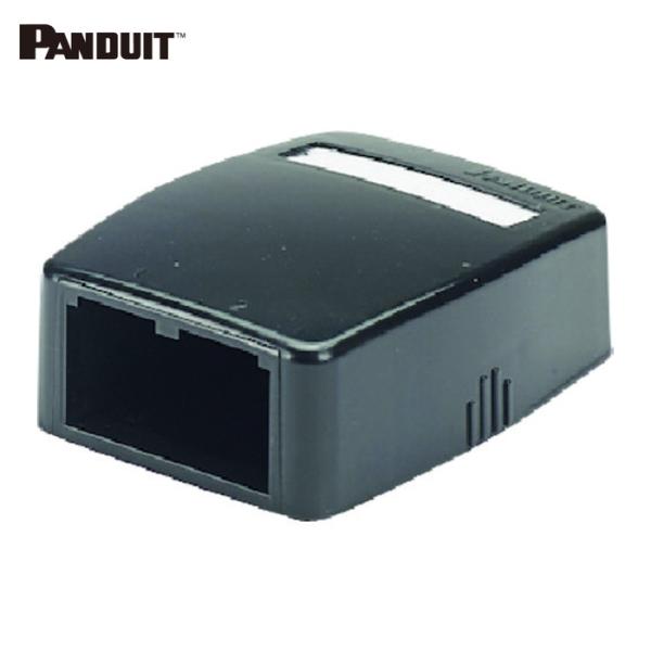 パンドウイット PANDUIT JOQ20000BL ローゼットボックス シャッターなし 2個口 黒...