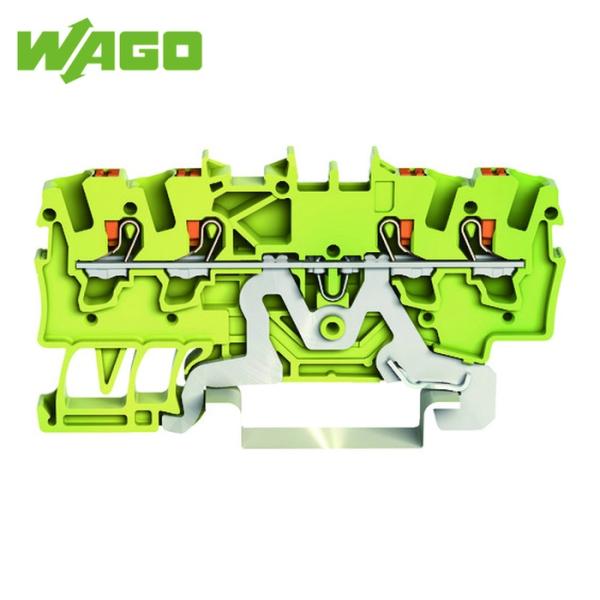 ワゴ WAGO プッシュボタンソウサタイプスプリングシキアースタンシダイ2201シリーズ4センシキヨ...