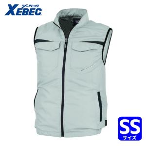 ジーベック（XEBEC） 空調服制電ベスト XE98028−22−4L シルバー