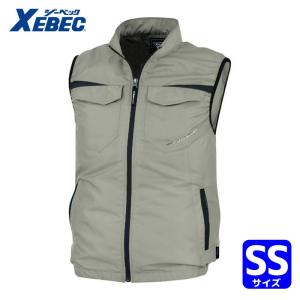 ジーベック（XEBEC） 空調服制電ベスト XE98028−22−4L シルバー