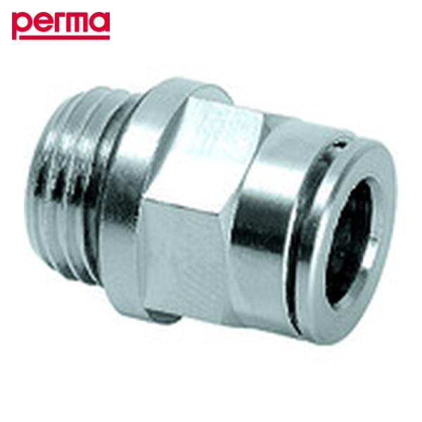 perma 自動給油器用アタッチメント 配管用チューブコネクター G1/4雄ネジ (1個) 品番：1...