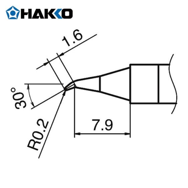 白光 HAKKO T36-JS02 こて先 0.2JS型 (1本)