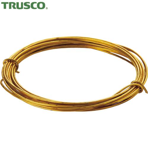 TRUSCO(トラスコ) 真鍮線 線径1.60mmx約2m (1巻) TBW-16