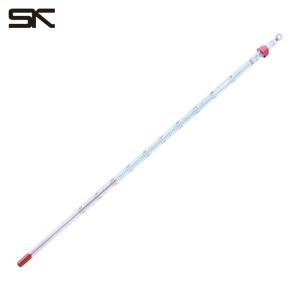 佐藤 アルコール棒状温度計（30cm）0：100 (1個) 品番：0110-00