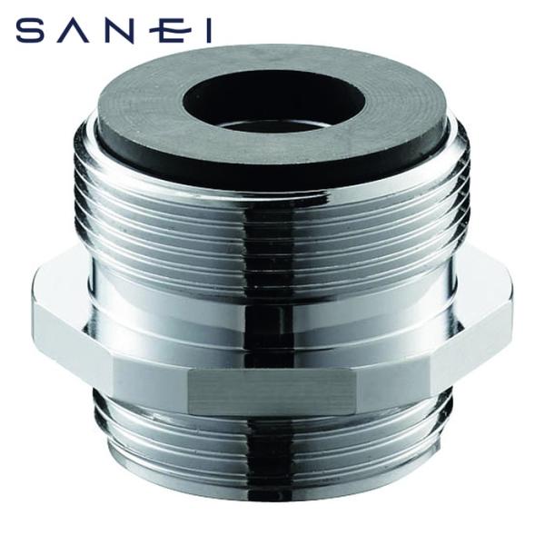 SANEI 三栄水栓 PT35-5 泡沫アダプター M24X1をM22X1.25に変換 (1個)