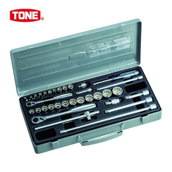 TONE トネ 230MX ミックスソケットレンチセット 差込角6.35mm/9.5mm (1S)