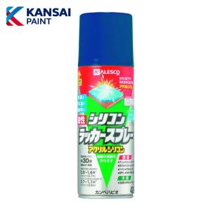 カンペハピオ 木部鉄部用  油性シリコンラッカースプレー ブルー 420ml アクリルシリコン